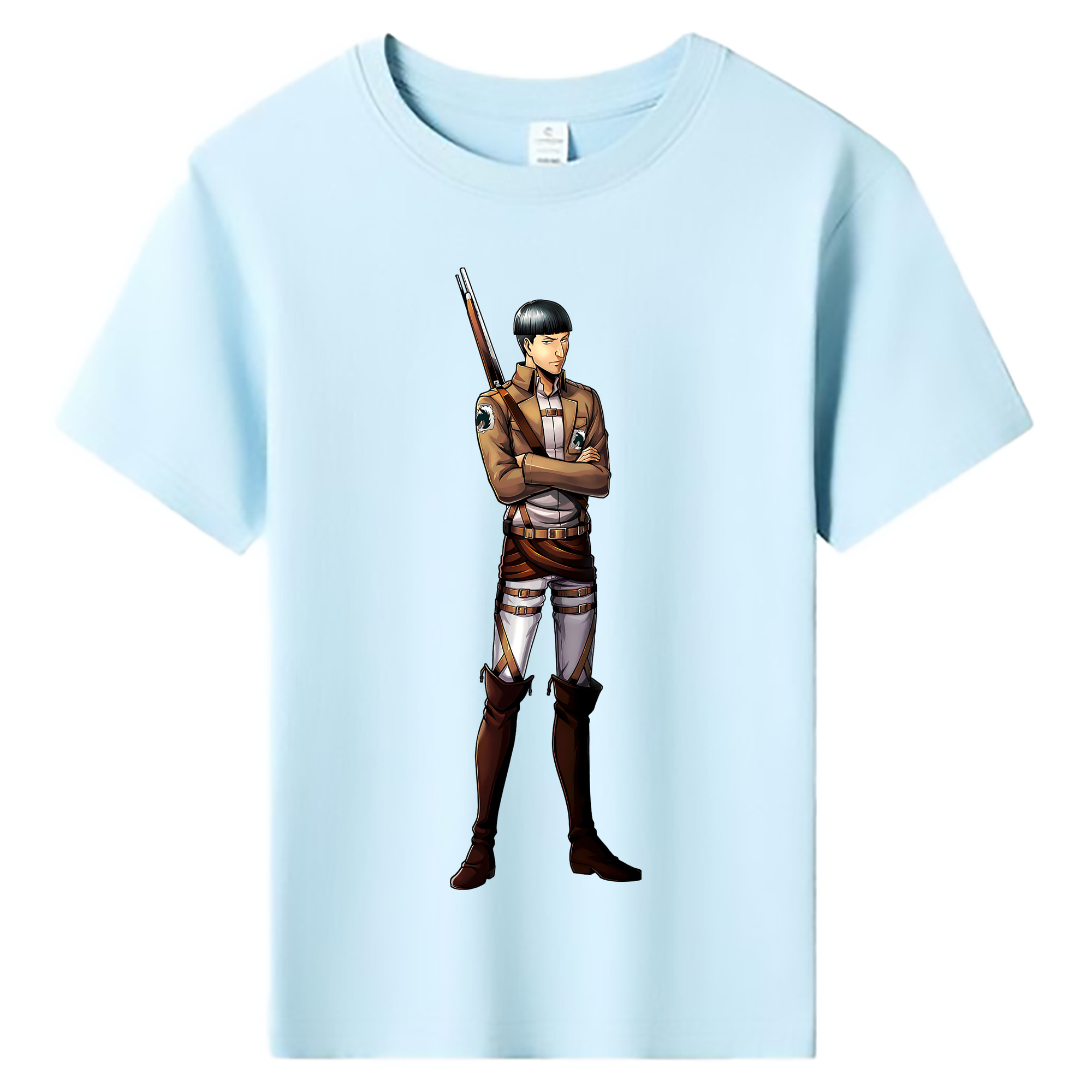 （画像用） 進撃の巨人 Attack on Titan 綿100％キッズTシャツ（フロントプリント）